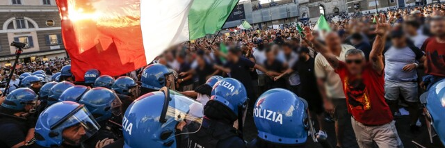 Manifestazione dei no-vax a Roma. Violenza e intimidazioni sono inaccettabili